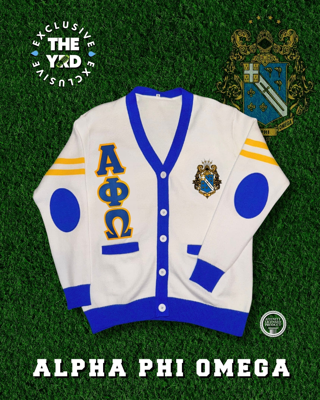 Alpha Phi Omega Hillman Cardigan