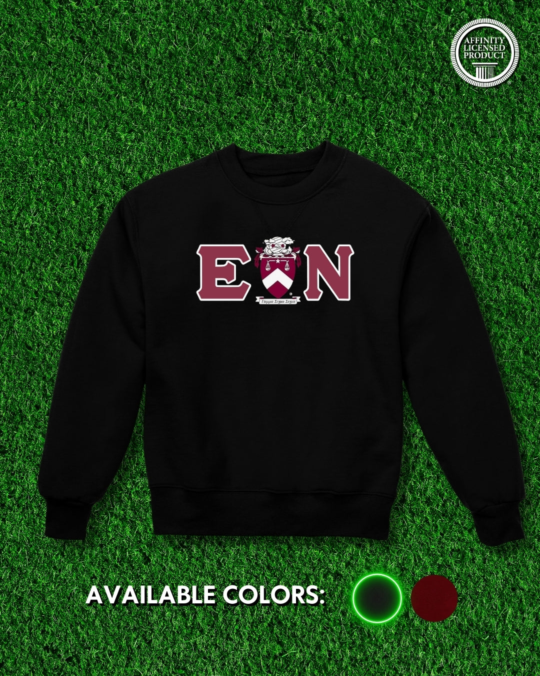 Gamma Sigma Sigma Chapter Crewneck with Crest