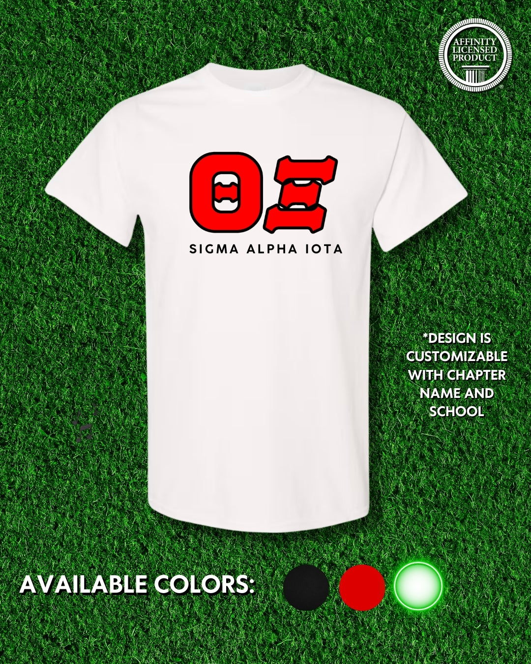 Sigma Alpha Iota - Chapter Letters Shirt