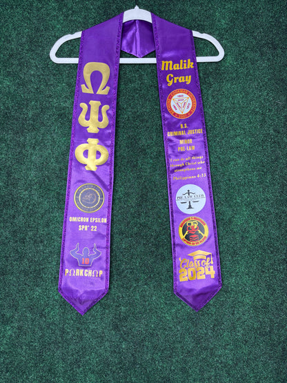 Custom Graduation Stole Deposit