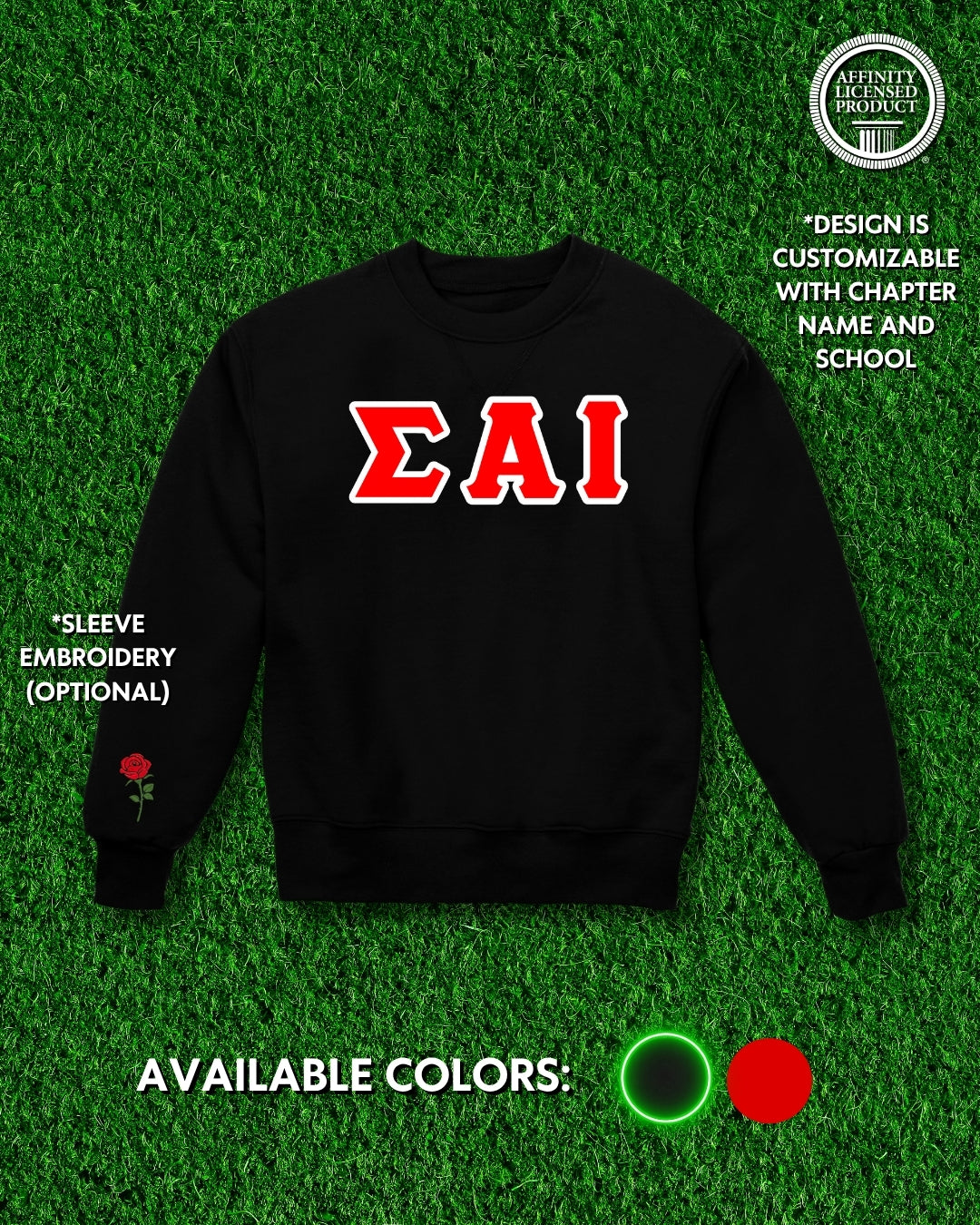 Sigma Alpha Iota - Classic Greek Crewneck